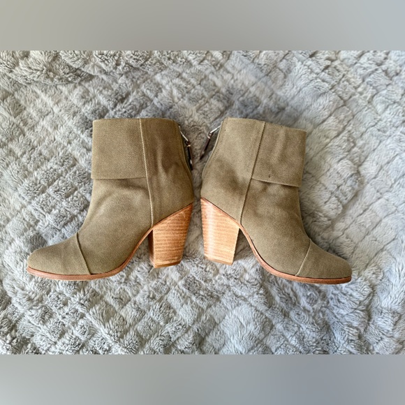 Rag & Bone Newbury Olive Ankle Boot - Picture 2 of 6